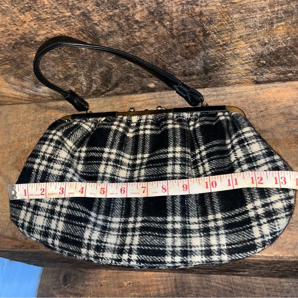 Vintage flannel clutch - Picture 6 of 7
